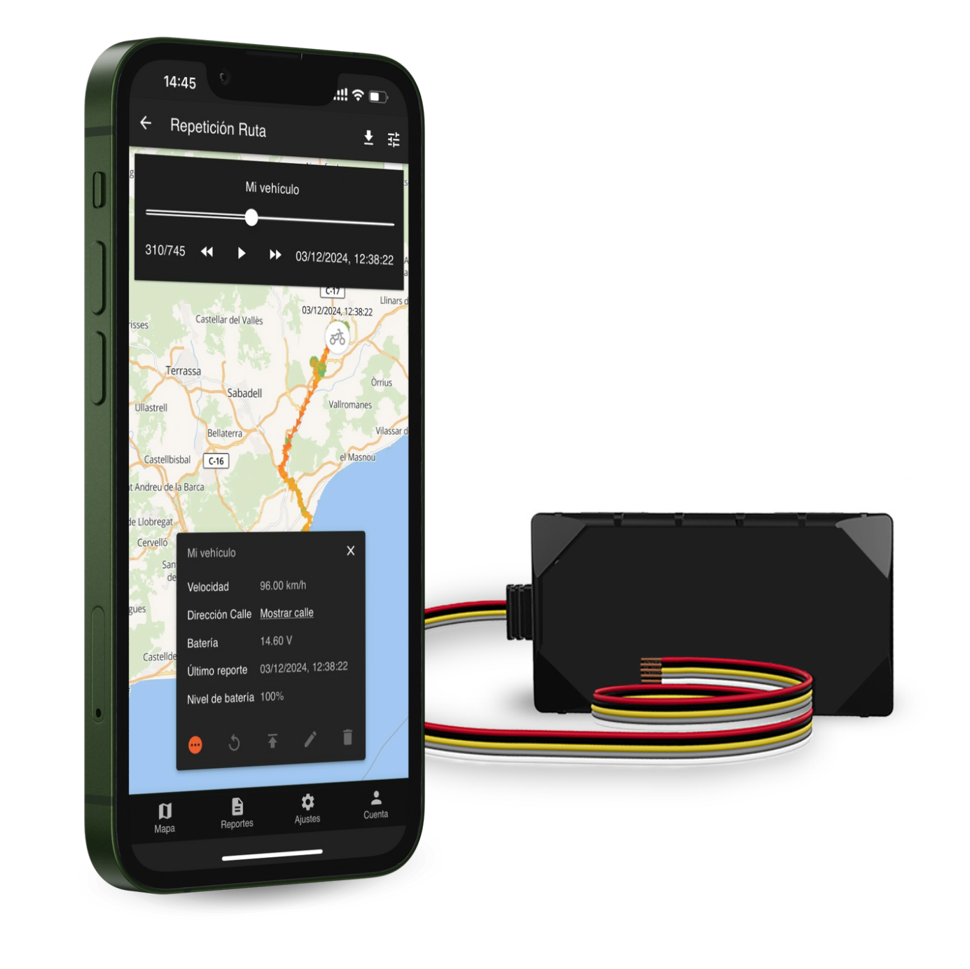 GPS + Servicio de Seguridad en tiempo real